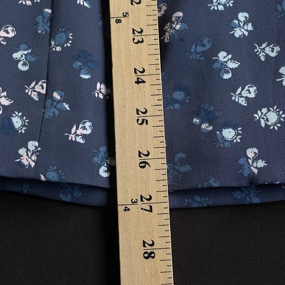 DVF Diane Von Furstenberg Womens Silk Floral Blazer Size 2 Blue Lined Casual - Picture 12 of 12